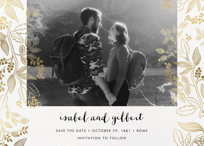 Queen Anne Photo (Horizontal) - Save the Date by Rifle Paper Co.