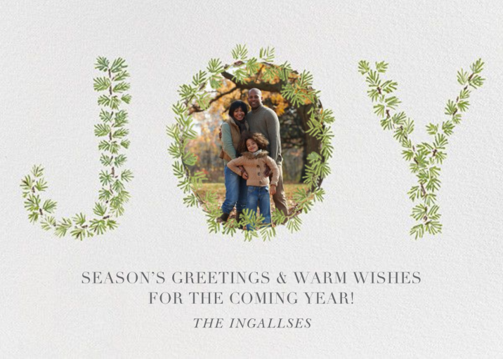 Joyous Trimmings - Holiday Card by Paperless Post