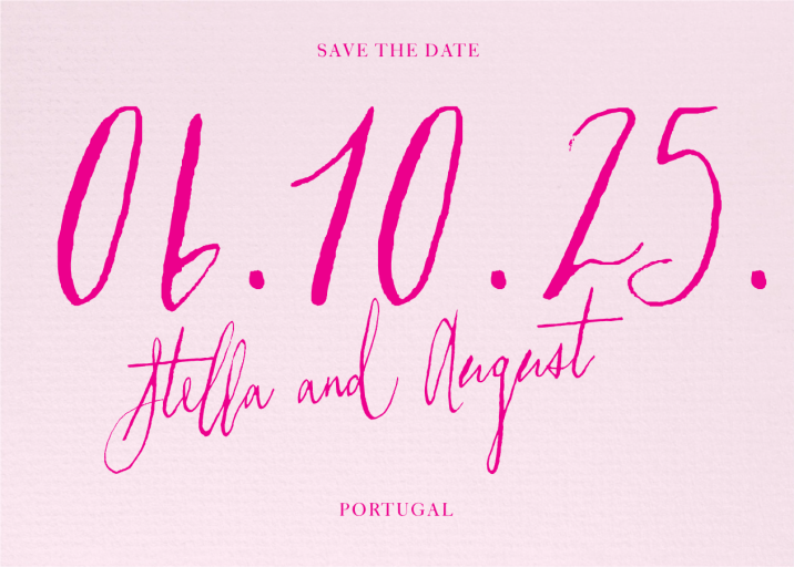 Inked With Love - Save the Date by Paperless Post