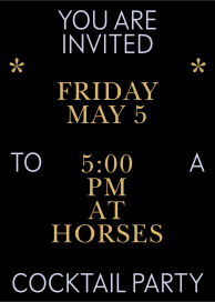 Keep It Sweet (Tall) - Cocktail Party Invitation by Goods Gang