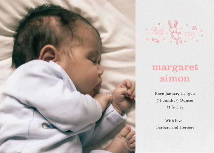 Baby Things (Photo) - Announcement by Hello!Lucky