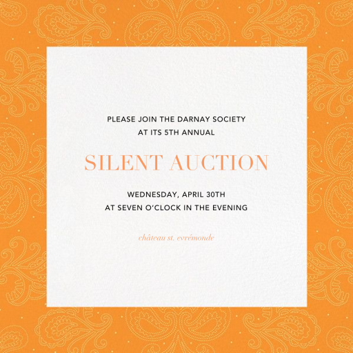 Amalfi (New) - Fundraiser Invitation by Paperless Post