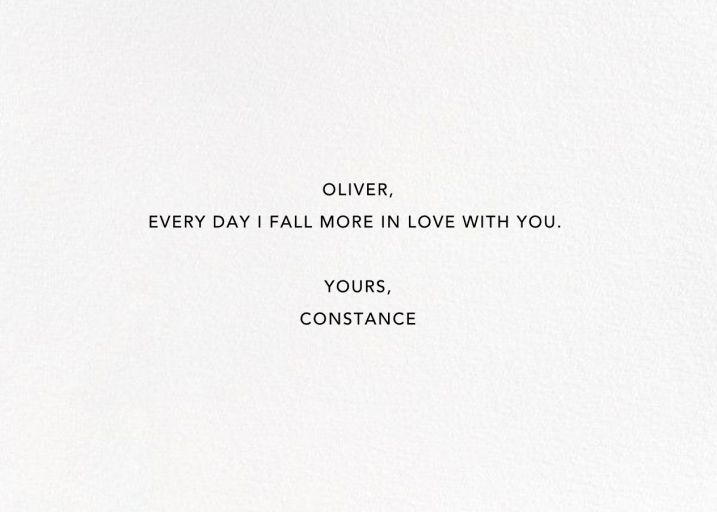 With Hugs and Kisses (Double-Sided) - Valentine's Day Card by Linda and Harriett - Back