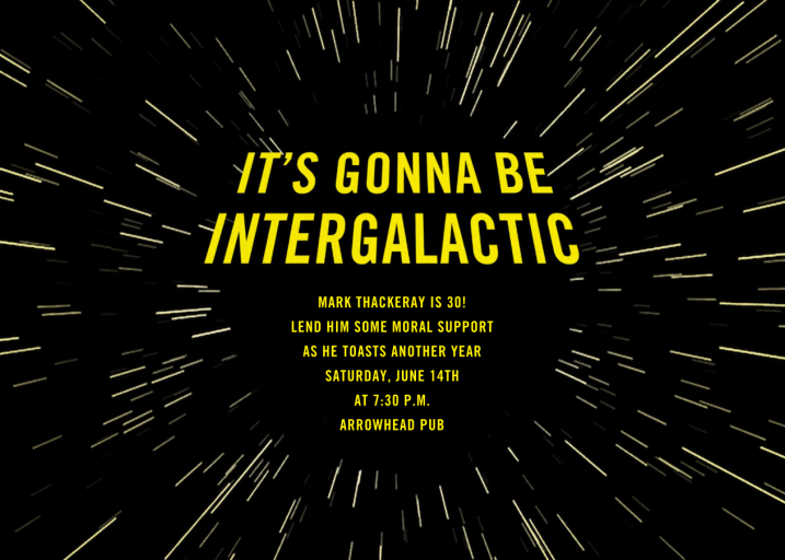 Space Race - Birthday Invitation by Paperless Post