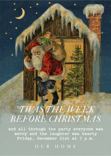 A Holiday Story - Holiday Party Invitation by John Derian