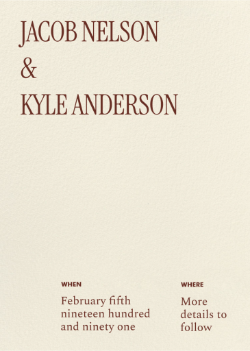 Passing Moments Photo by Paperless Post - Back