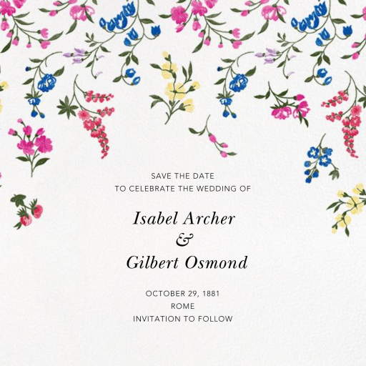 English Garden (Save the Date) - Save the Date by Oscar de la Renta