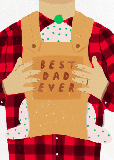 Carry Me - Father's Day Card by Carolyn Suzuki Studio
