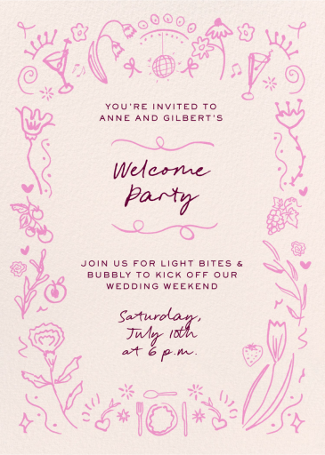Spot the Disco - Welcome Party Invitation by Pulp Templates Co.