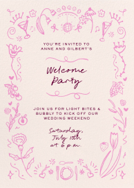 Spot the Disco - Wedding Weekend Invitation by Pulp Templates Co.