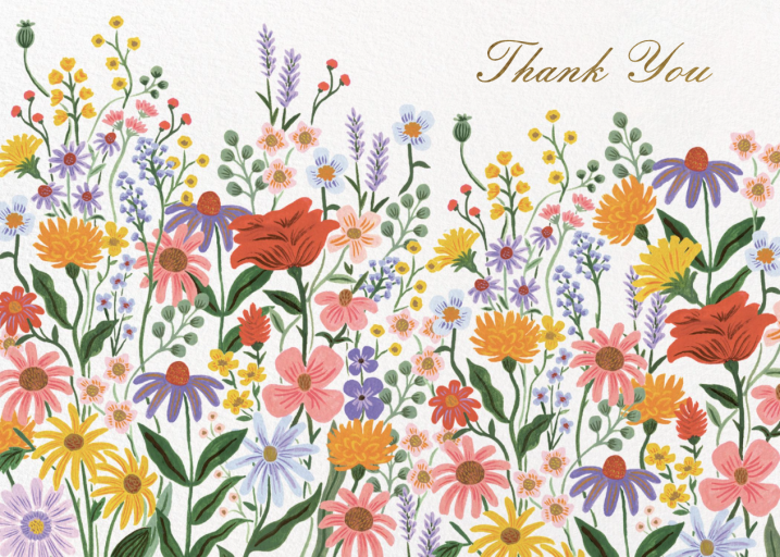 Prairie Garden - Thank You Card by Rifle Paper Co.