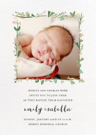 Miss Potter Photo - Baptism & Christening Invitation by Mr. Boddington's Studio