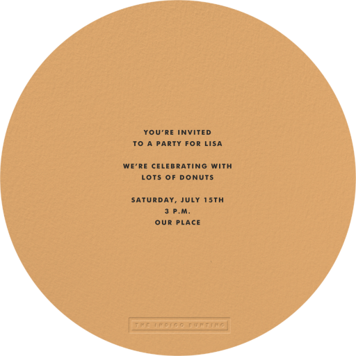 Donut by The Indigo Bunting - Back