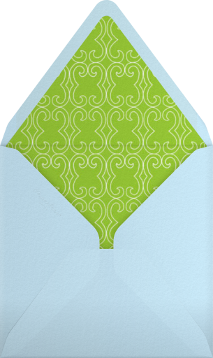 Congratulations Hydrangea - Paperless Post Envelope