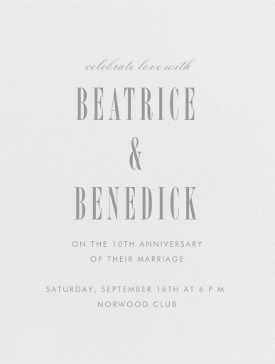 Armory - Anniversary Invitation by Paperless Post