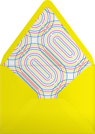 Neon Decades - Paperless Post Envelope