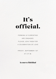 White - Engagement Party Invitation by Paperless Post