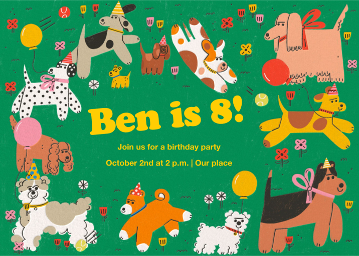 Doggos - Invitation by Tess Smith-Roberts