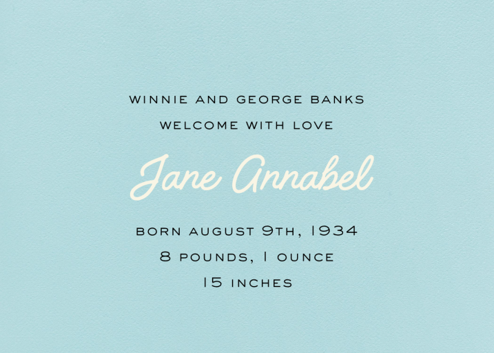 Biplane Announcement by Paperless Post - Back