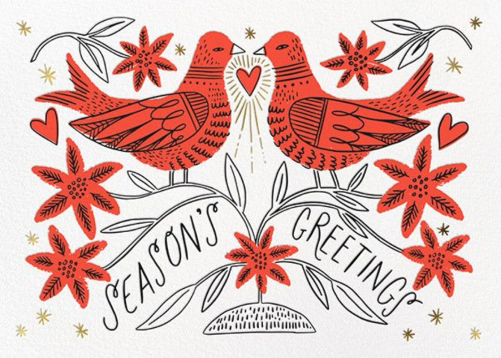 Patridge Pair - Holiday Card by Hello!Lucky