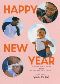 Round and Round - New Year's Card by Paperless Post