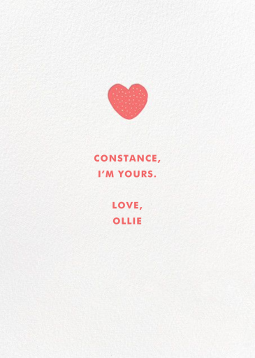 Pizza My Heart - Valentine's Day Card by Hello!Lucky - Back