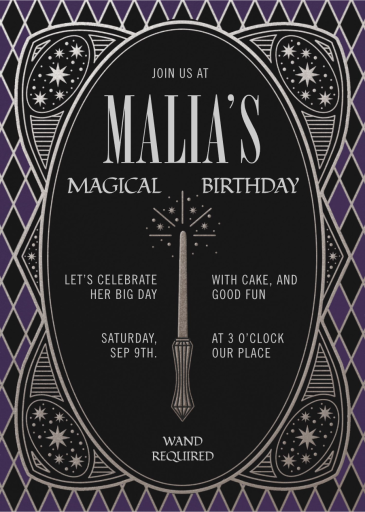 School of Spells - Birthday Invitation by Paperless Post