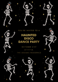 Dancing Skeletons - Halloween Invitation by Rifle Paper Co.