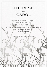 Golden Garden (Invitation) by Carolina Herrera