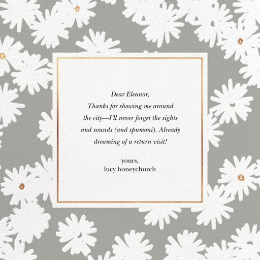 Embossed Daisies - Thank You Card by kate spade new york
