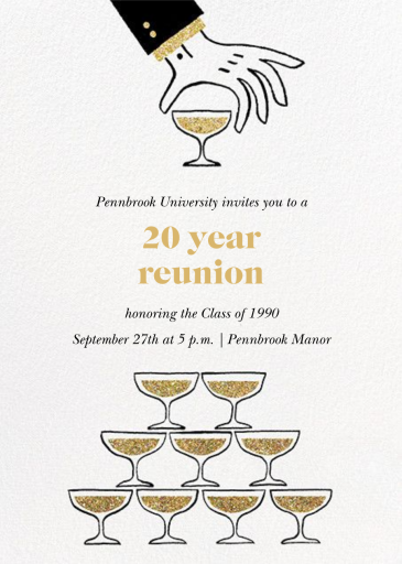 The Great Pyramid - Class Reunion Invitation by Paperless Post