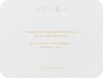 Lacquer (Thank You) by Crane & Co.