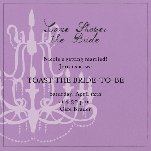 Oh Lovely Day - Bridal Shower Invitation by Mr. Boddington's Studio