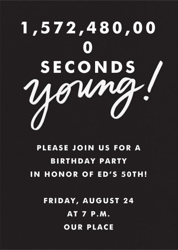 Number Crunch - Birthday Invitation by Cheree Berry Paper & Design - Back