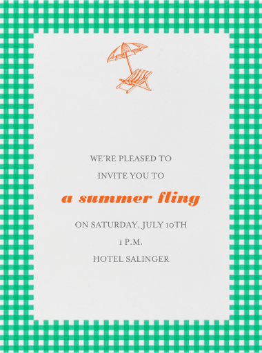 Gingham by Paperless Post