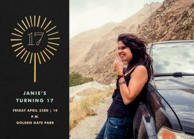 Year of the Sparkler (Photo) - Birthday Invitation by Paperless Post