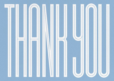 Massive Thanks - Thank You Card by Paperless Post