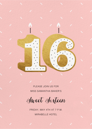 Sixteen Candles - Invitation by Paperless Post