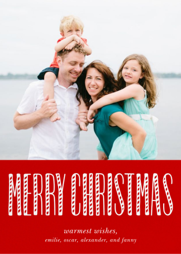 Joy and Candy Canes - Christmas Card by Paperless Post