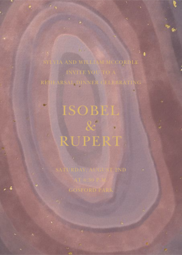 Intarsia - Rehearsal Dinner Invitation by Paperless Post