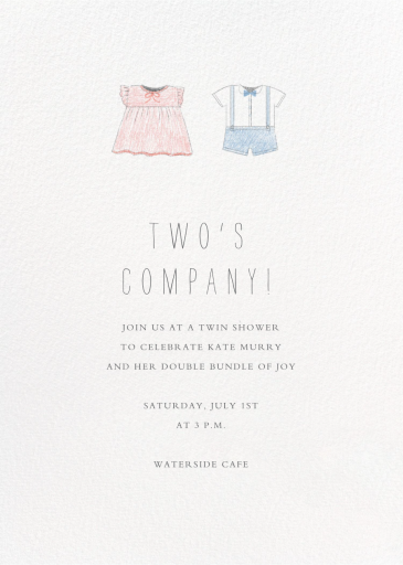 Baby Clothes - Baby Shower Invitation by Paperless Post