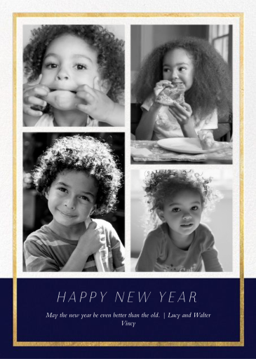 Panneaux - New Year's Card by Paperless Post