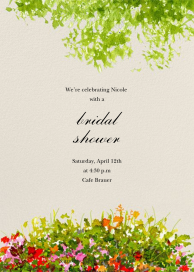 Wildflower Clearing - Bridal Shower Invitation by Felix Doolittle