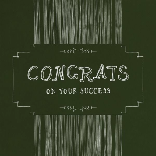 Chalkboard Congrats - Greeting Card by Paperless Post