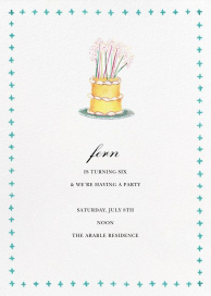 Birthday Topper - Birthday Invitation by Happy Menocal