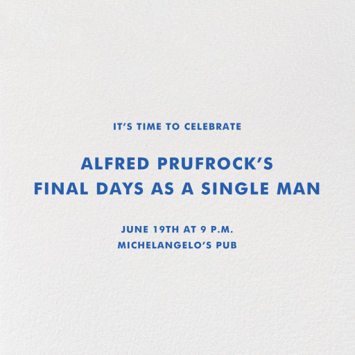 Suit Up - Jonathan Adler - Bridal Shower Invitation by Jonathan Adler - Back