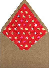 Stars and Streamers - Paperless Post Envelope