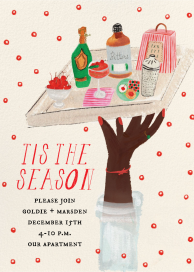 Holiday Hand - Holiday Party Invitation by Mr. Boddington's Studio