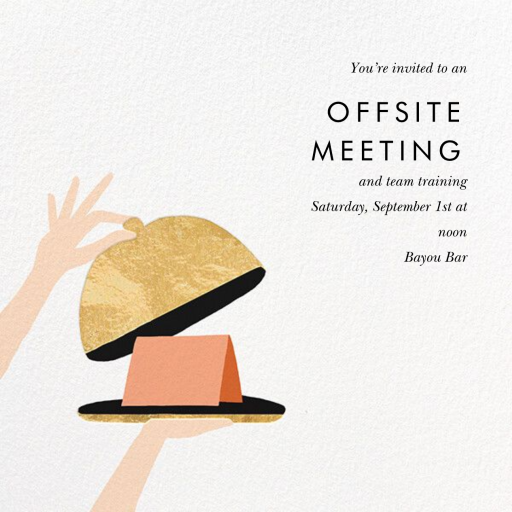 Cloche - Networking Event Invitation by Rifle Paper Co.