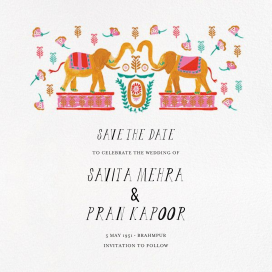 Miss Anupama (Save the Date) by Mr. Boddington's Studio